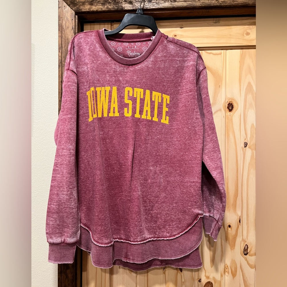 Iowa State Fleece Polo Crew Neck